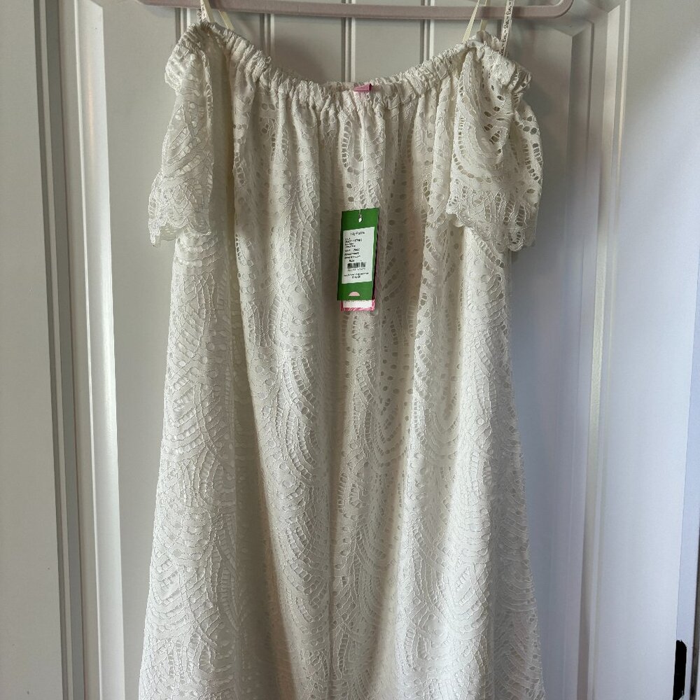 NWT Marble White Lace Lilly Pulitzer Dress
